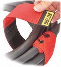 Black Hook-and-Loop Cable Tie, 18 In, Pack of 10 E706552