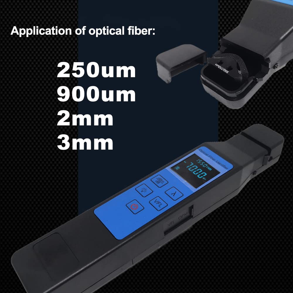 Optical Fiber Identifier with 10mw VFL and Optical Power Meter FTTH Tool O37427