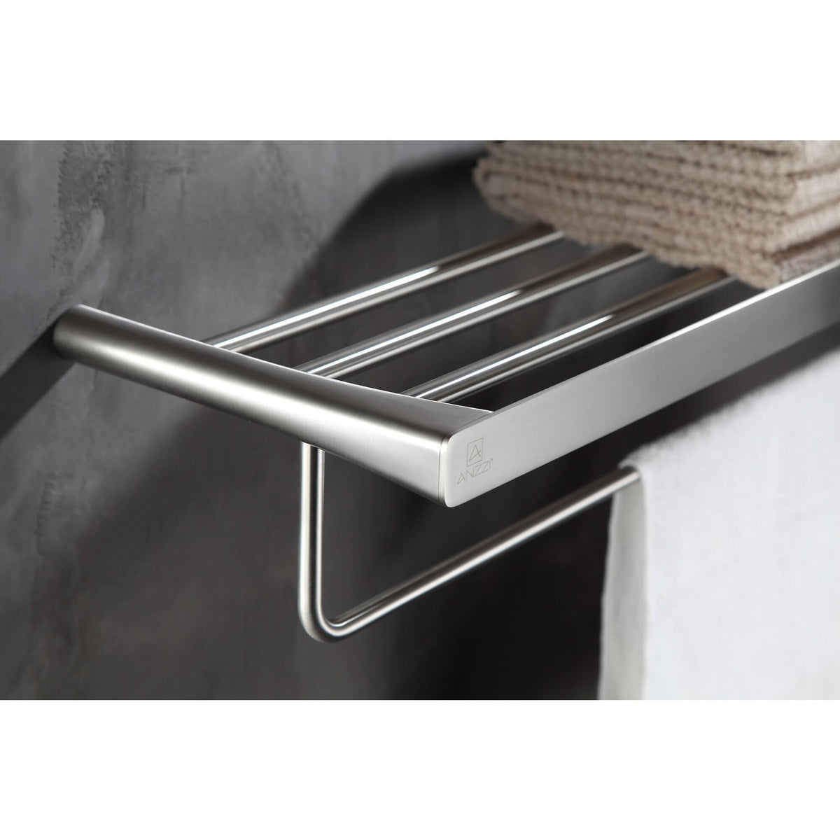 Brushed Nickel Towel Rack H7066