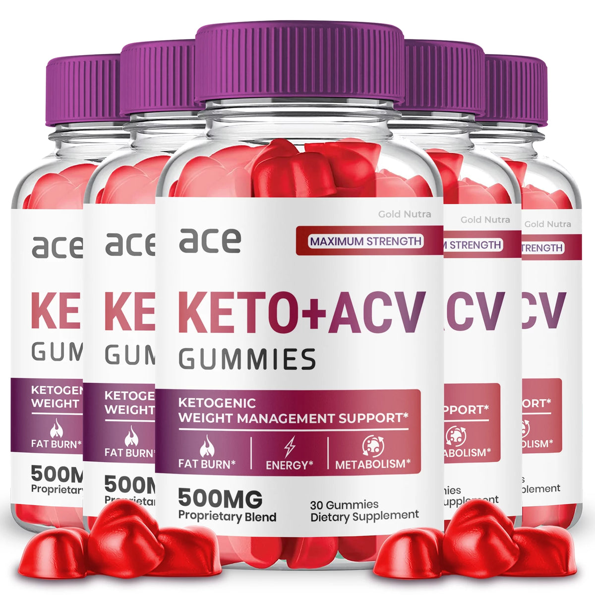 Keto ACV Gummies Weight Loss Supplement 5 Pack M5429
