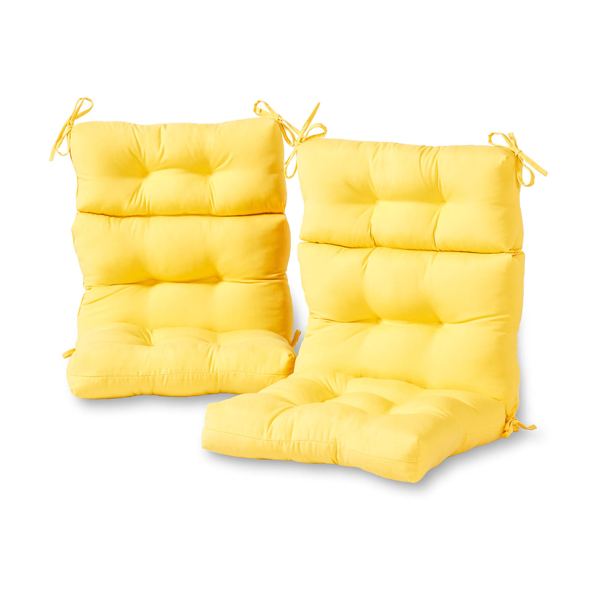 Outdoor High Back Chair Cushion Set of 2 M611908