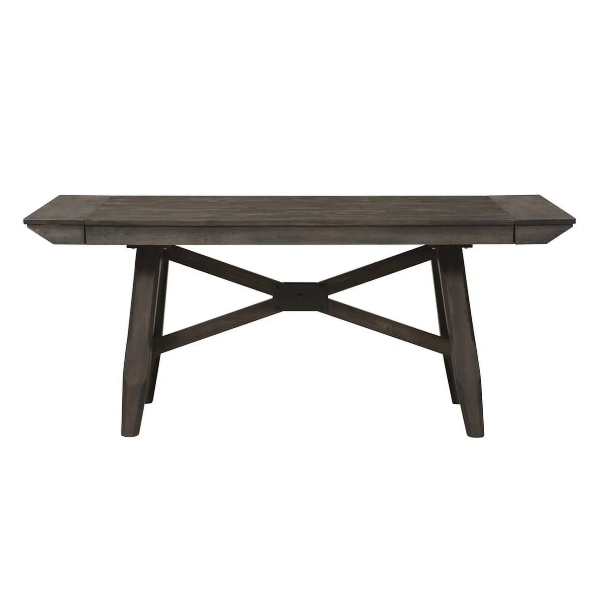 Chocolate Wood Trestle Table Top and Base S5886