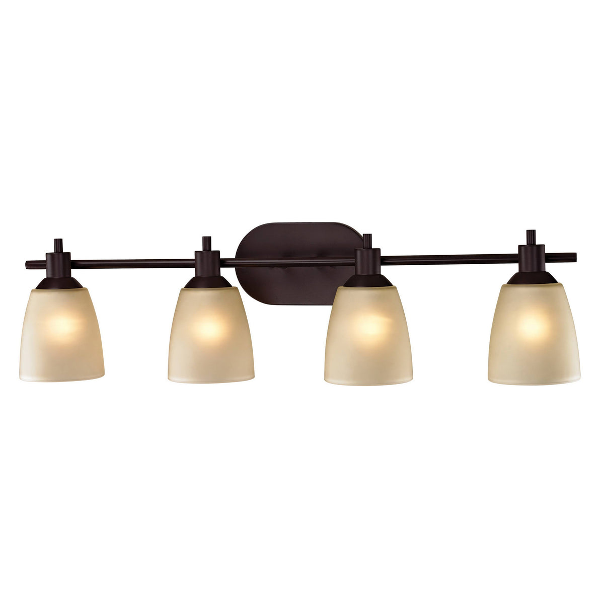 Oil Rubbed Bronze 4 Light Bath Bar Q10206