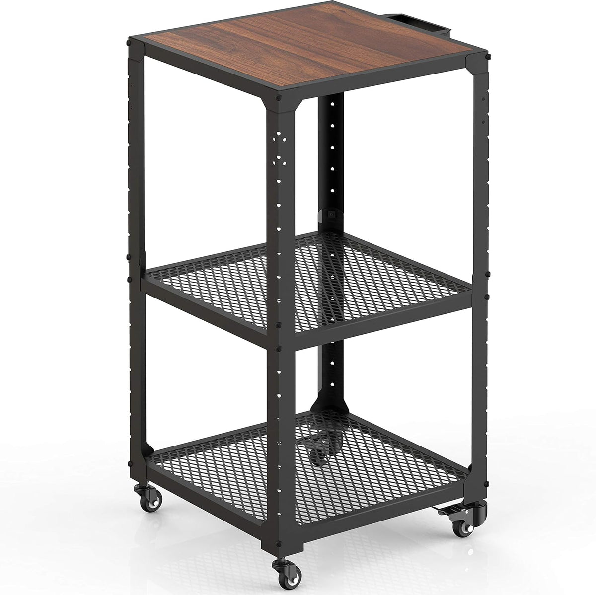 Metal Construction Rolling Storage Cart with Adjustable Shelves U218