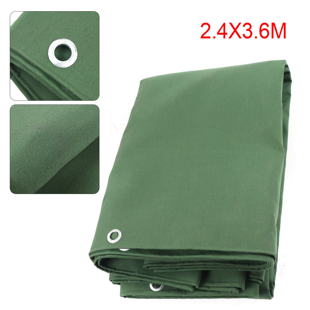 Green Waterproof Canvas Tarp L1288