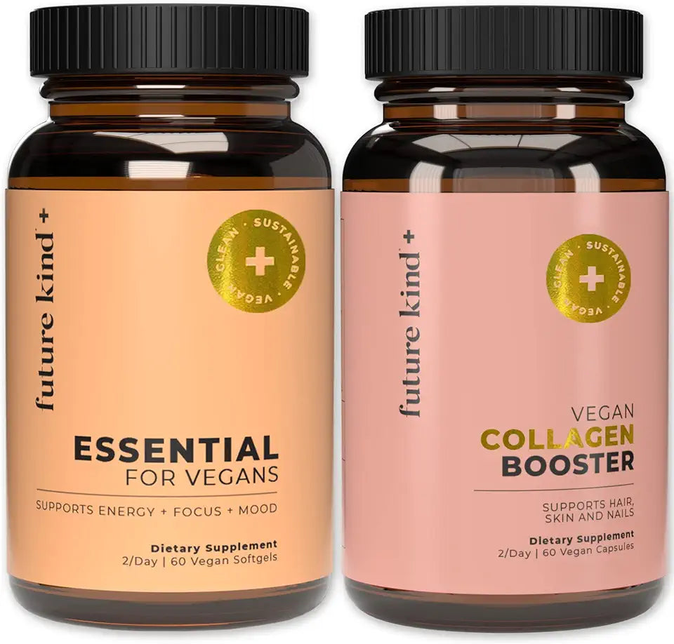 Vegan Multivitamins and Collagen Booster with B12, Omega 3, and Vitamin D3 F6068