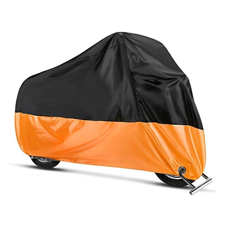 Outdoor Tarpaulin in black-orange I939
