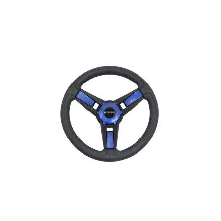Black & Blue Steering Wheel N15651