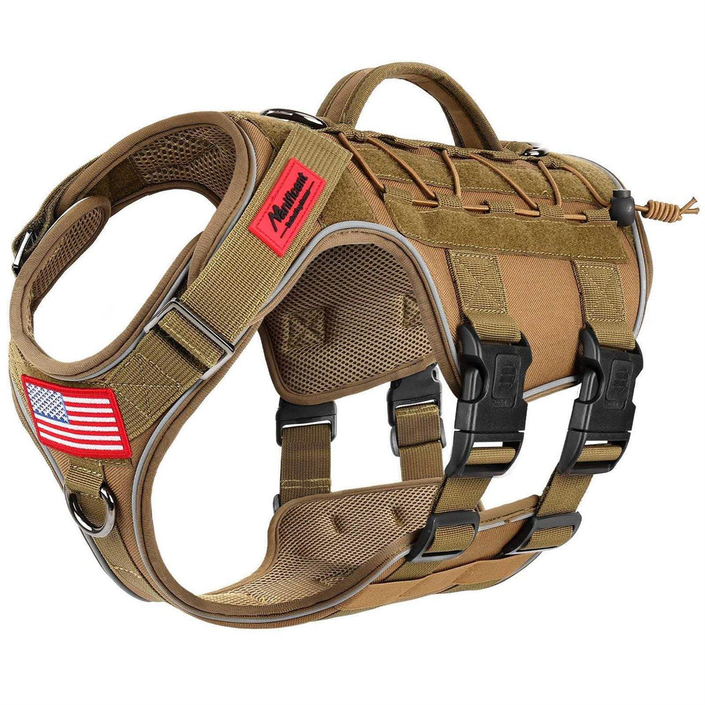 Tactical Dog Harness Reflective No Pull with Handle N265889