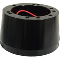 Black Anodized Billet Aluminum 6-Bolt Steering Wheel Hub Adaptor H9160