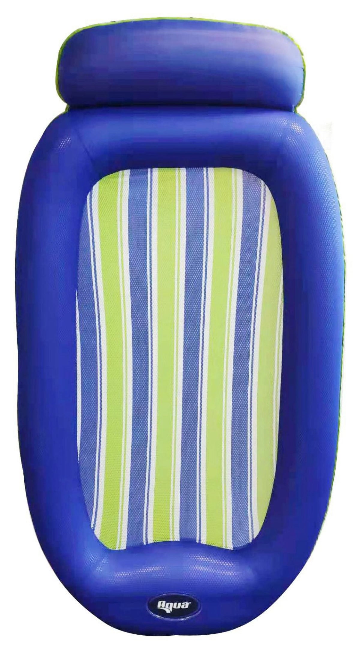 Blue Pool Float Lounge with Head & Footrests I109127