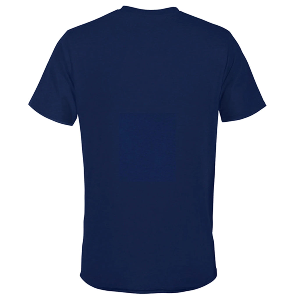 Athletic Navy Short Sleeve Cotton T-Shirt N270