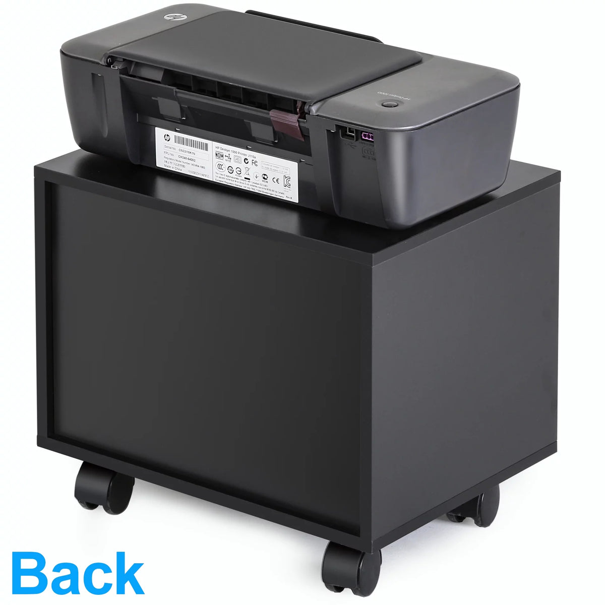 Under Desk Printer Stand Cart with Wheels Z463825
