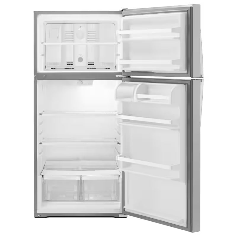 14 cu. ft. Top Freezer Refrigerator Stainless Steel F80112