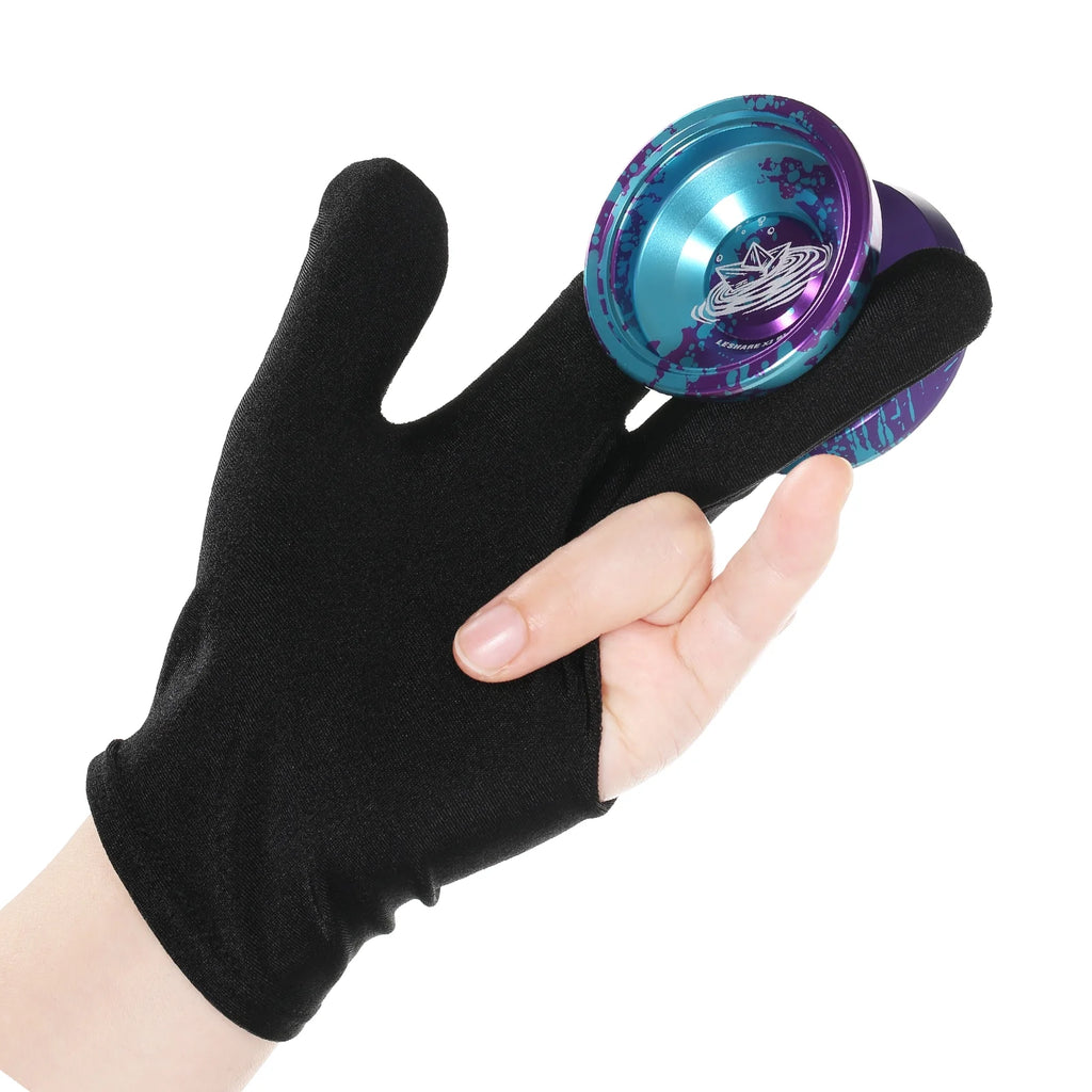 Aluminum Yoyo Ball with Bearing Strings and Glove I87770