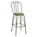 Black Metal Windsor Bar Stool (Set of 2) Z7382
