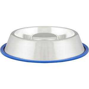 Slow Feed Anti Bloat Dog Bowl with Silicone Base D87767