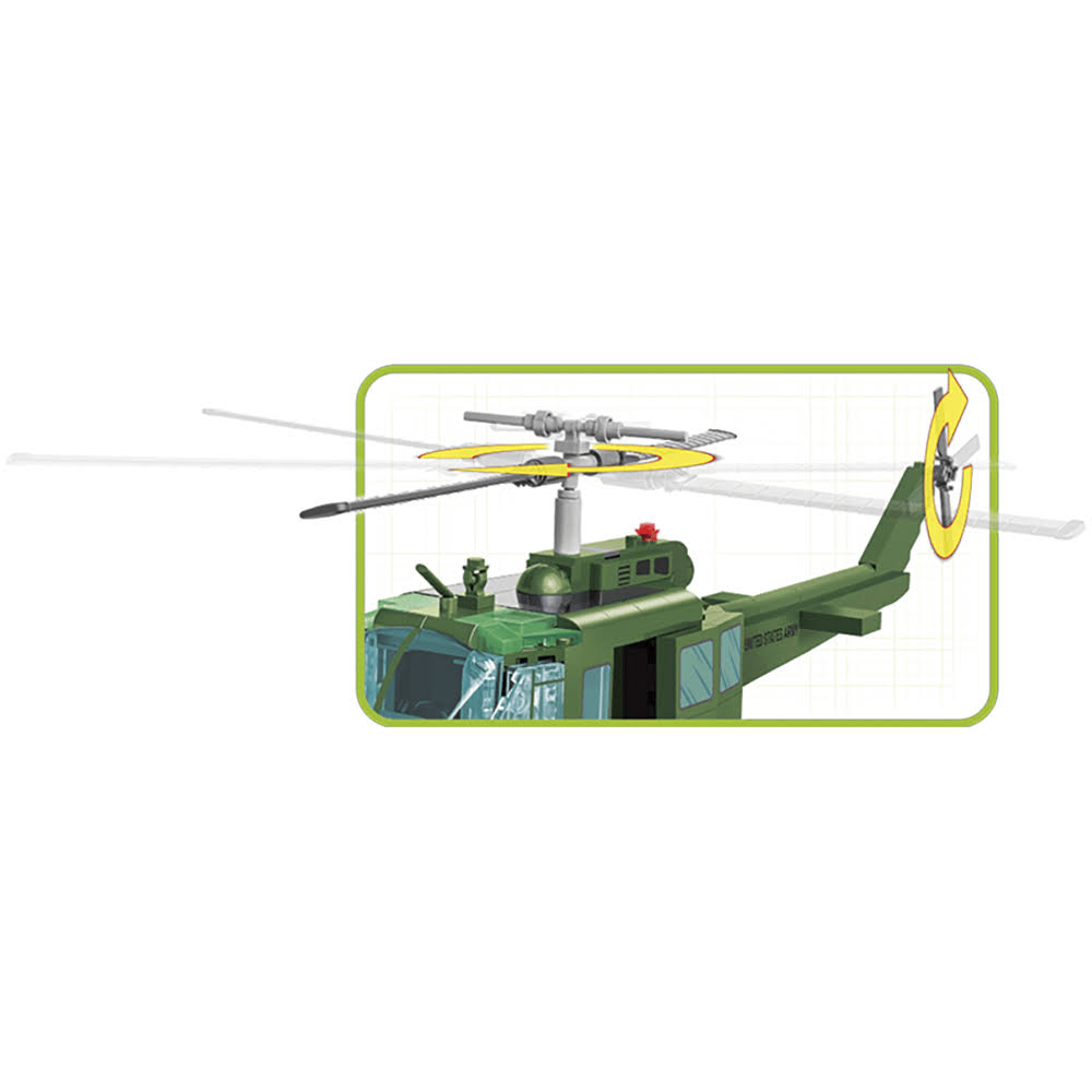 410 Pieces Vietnam War Air Cavalry Building Set D2160