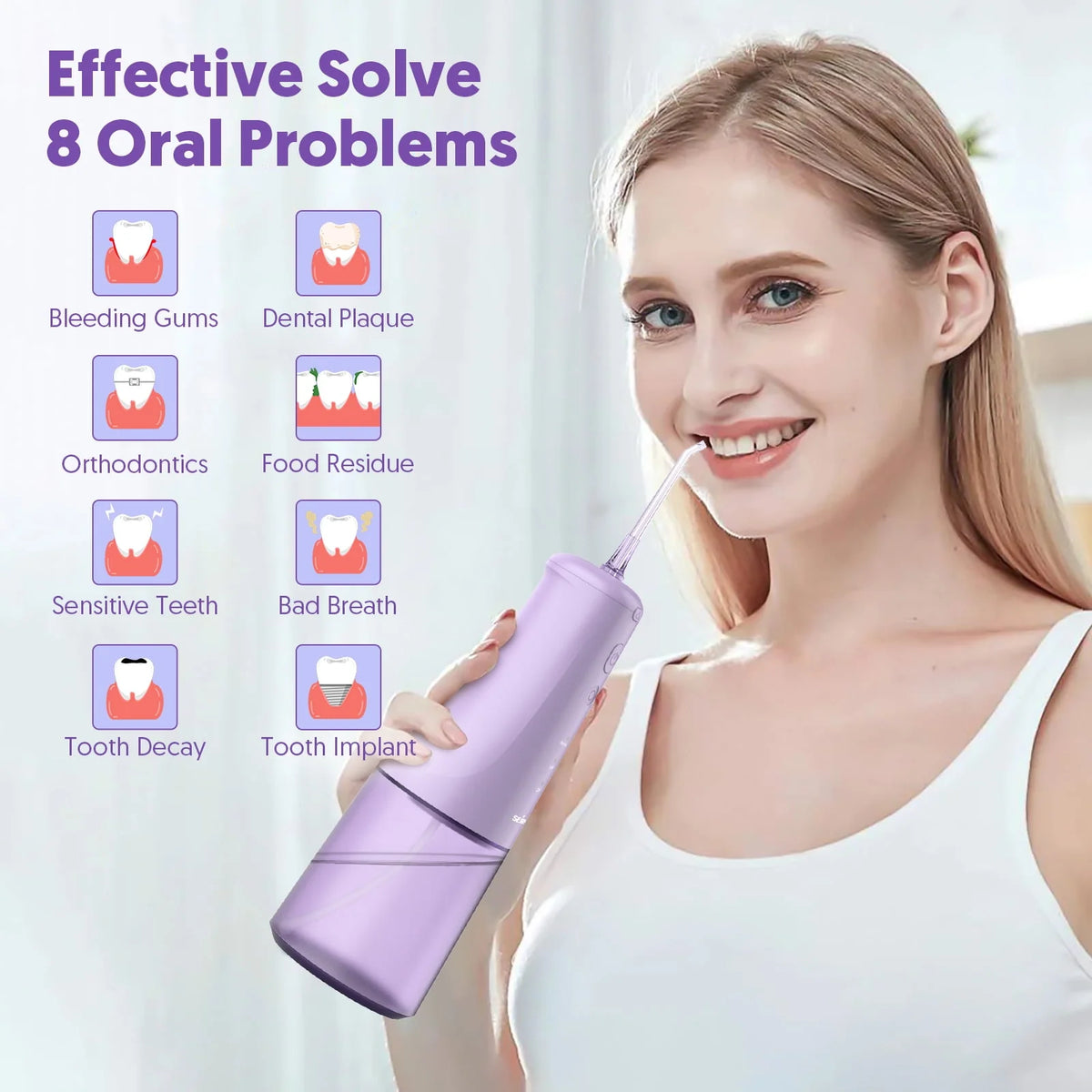 Cordless Oral Irrigator with 300mL Tank R6746