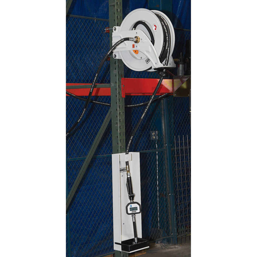 Oil Hose Reel Kit, 1/2 inch x 50 ft, 1500 psi, Control Valve, Drip Tray T516542