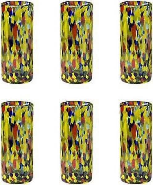 Set of 6 12 oz Handblown Drinking Glass N3045