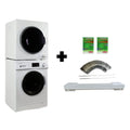 White Compact Washer and Dryer Stackable Set F518462