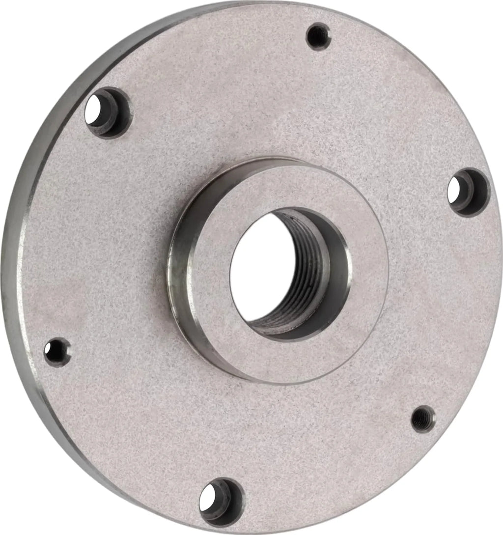 6" 3-Jaw Self-Centering Lathe Chuck with Backing Plate O7484