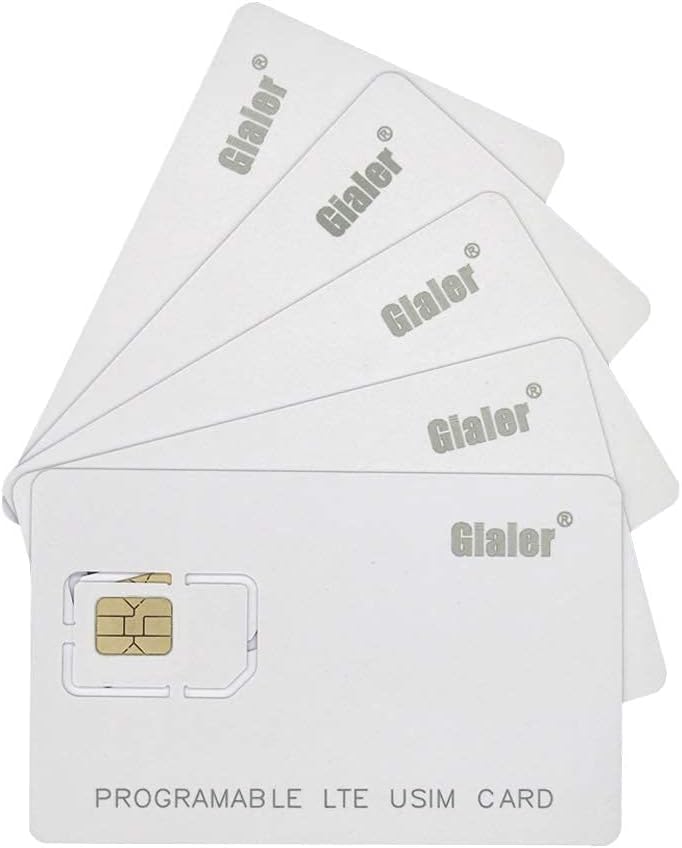 SIM Card Tools & Accessories Kit with 1 SIM Card Reader + 5pcs Programmable USIM Cards + 1 Adapter Kit M348387