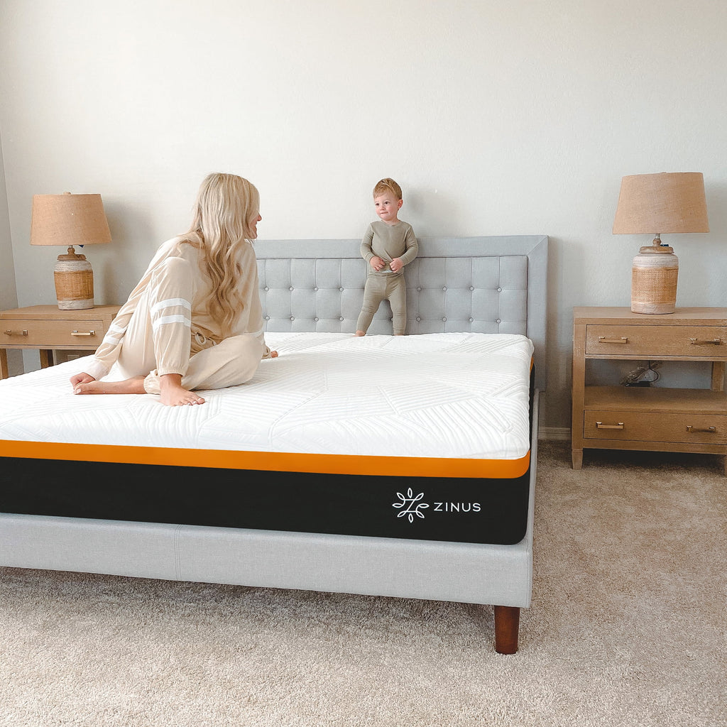 Queen Copper Memory Foam Pocket Spring Hybrid Mattress T2436