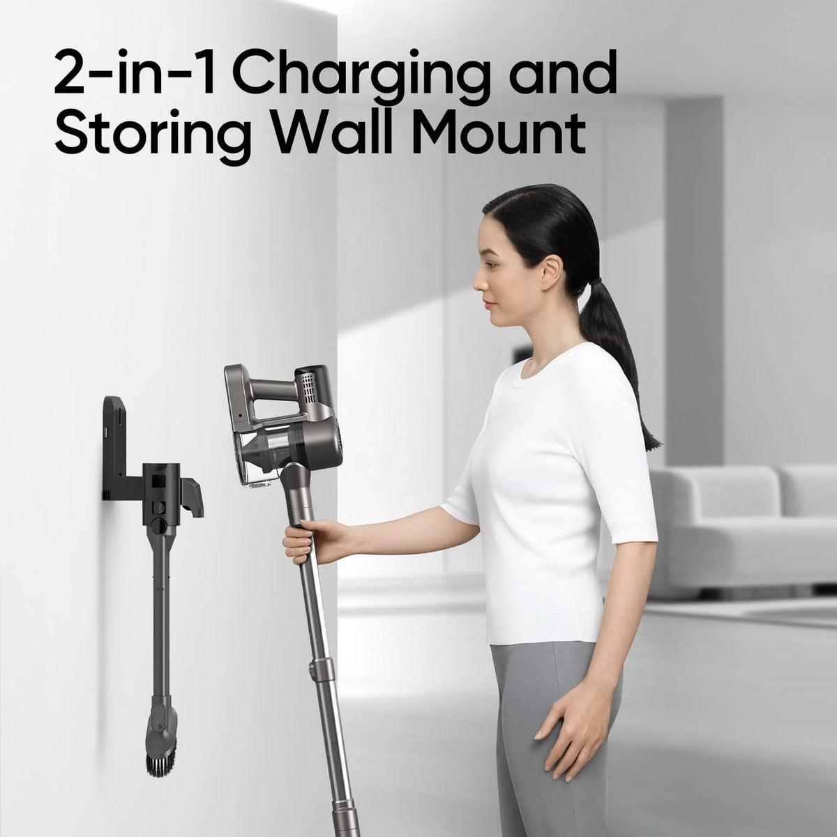Cordless Stick Vacuum Cleaner with LED Display W353