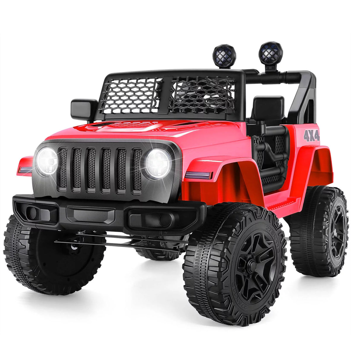 12V 7AH Kids Powered Ride on Truck Car with Parent Remote Control, Pink P7638