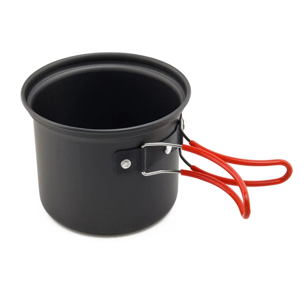 Camping Cookware Set with Cooking Pots T4257