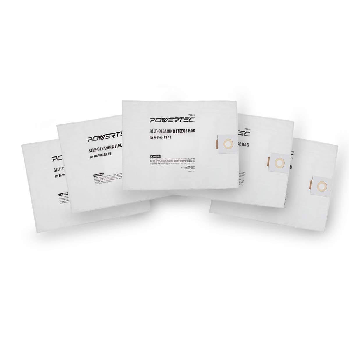 Self-Cleaning Fleece Bag Replacement, 5-Pack L682