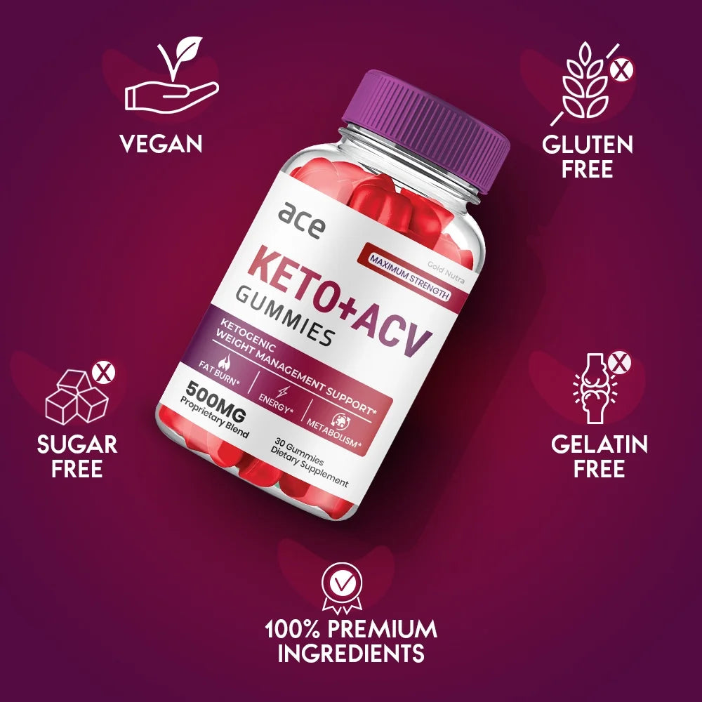 Keto ACV Gummies Weight Loss Supplement 5 Pack M5429