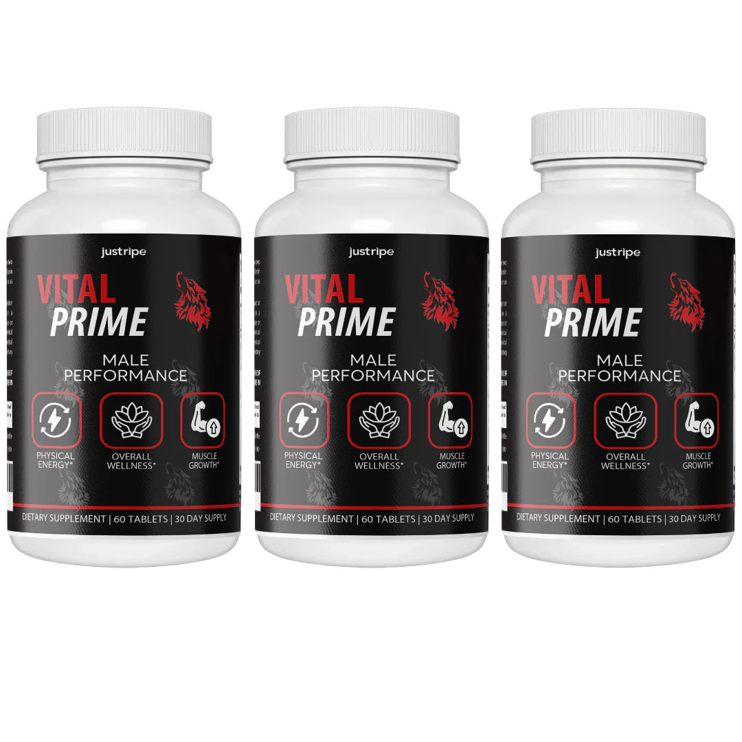 Energy Vitality Stamina Supplement 3 Bottles J4806